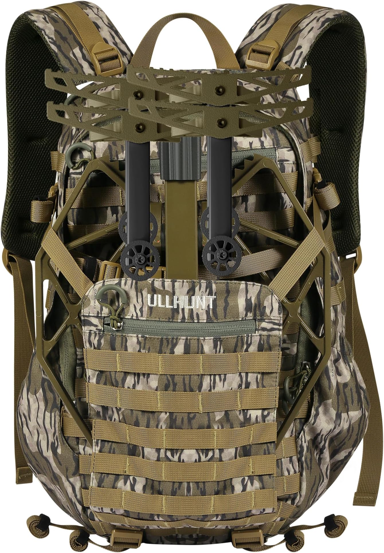 QOGIR Saddle Hunting Backpack, 28L Tree Saddle Hunting Pack for Platform and Climbing Sticks, Lightweight Treestand Hunting Backpack for Mobile Hunters