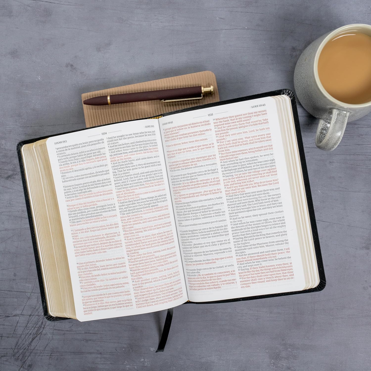 RVR 1960/KJV Biblia bilingüe tamaño personal, negro imitación piel (2024 ed.) / RVR 1960/KJV Bilingual Personal Size Bible, Black Imitation Leather (2024 ed.) (Spanish and English Edition)      Imitation Leather – June 1, 2024