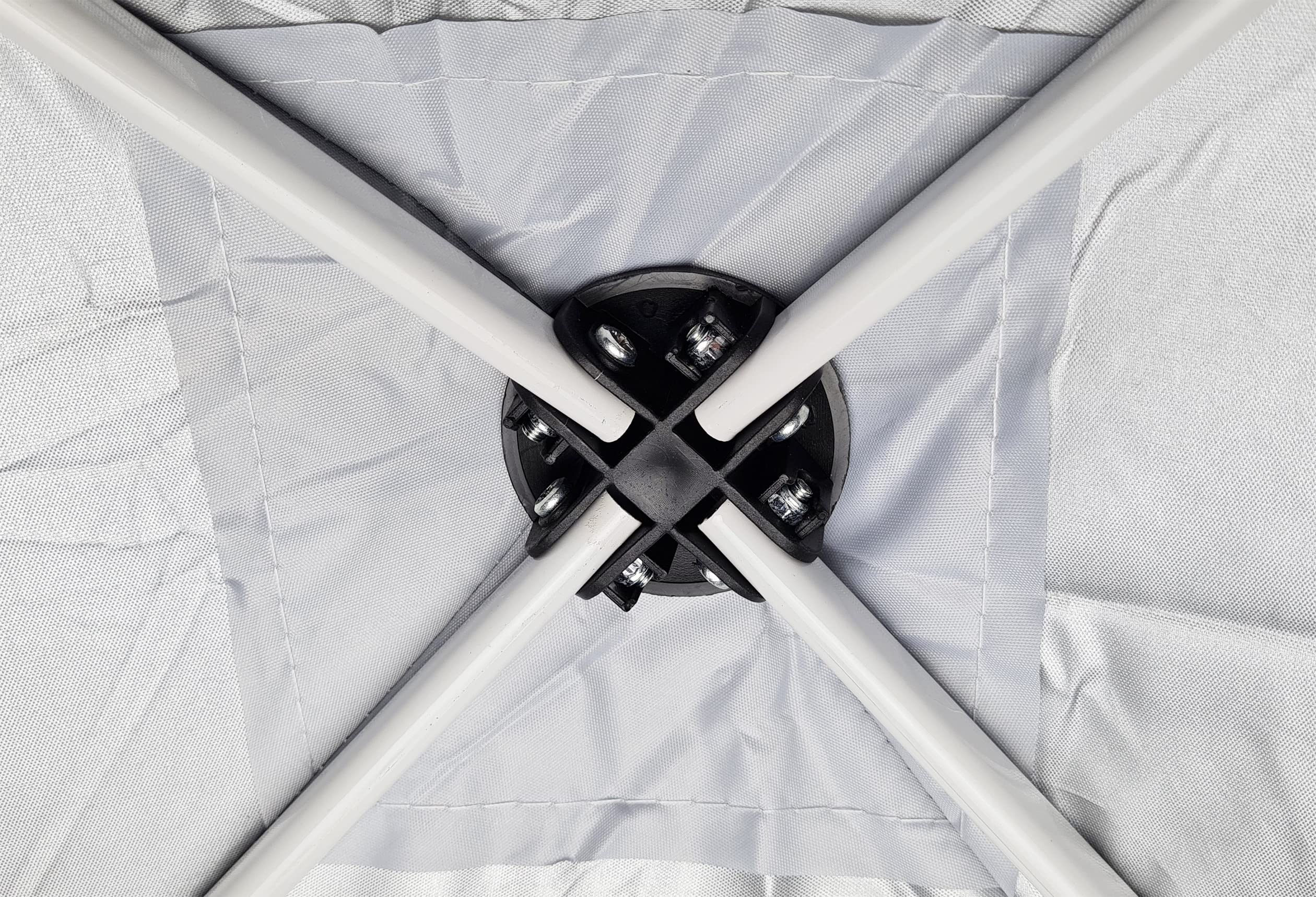 Gazebo Pieghevole Impermeabile 3x3 in Acciaio con 3 Pareti Laterali, Poliestere 160 gr/mq