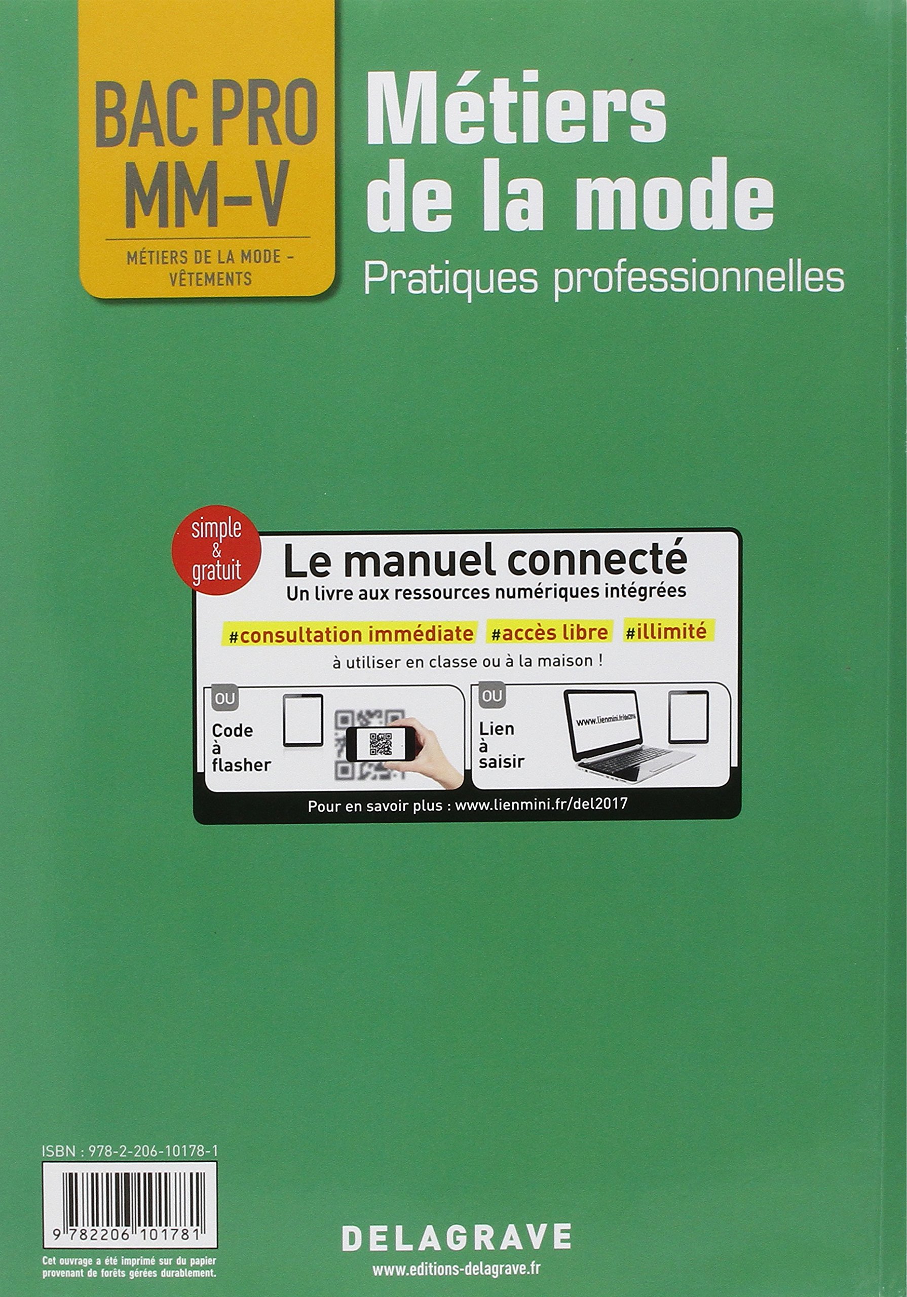 Métiers de la mode 2de Bac Pro MM-V (2018) - Pochette élève: Pratiques professionnelles