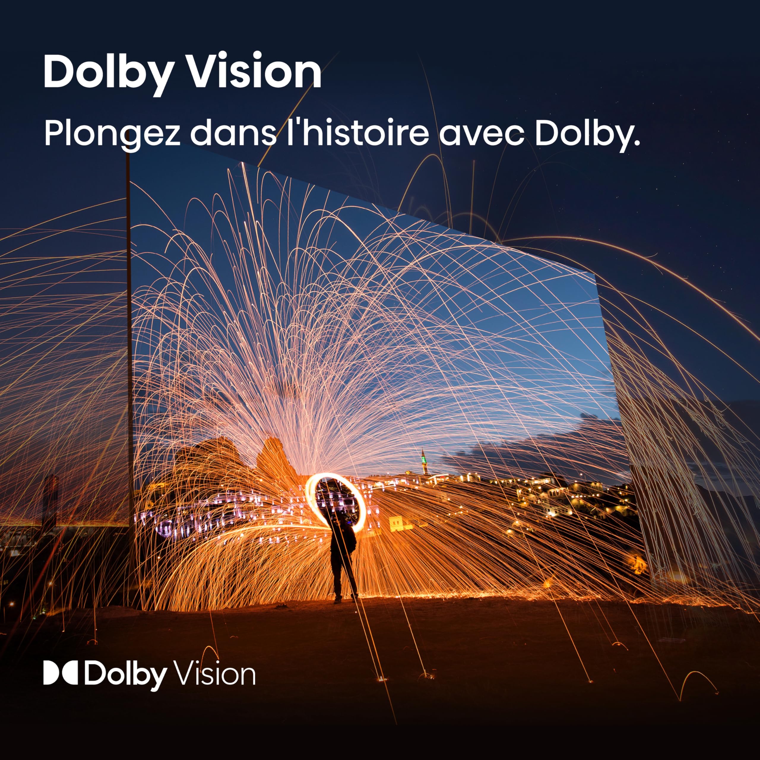 Hisense Smart TV 75 Pouces 75A6Q 4K UHD, Dolby Vision, HDR, VIDAA avec Youtube, Netflix, Disney+, Canal + (modèle 2025)