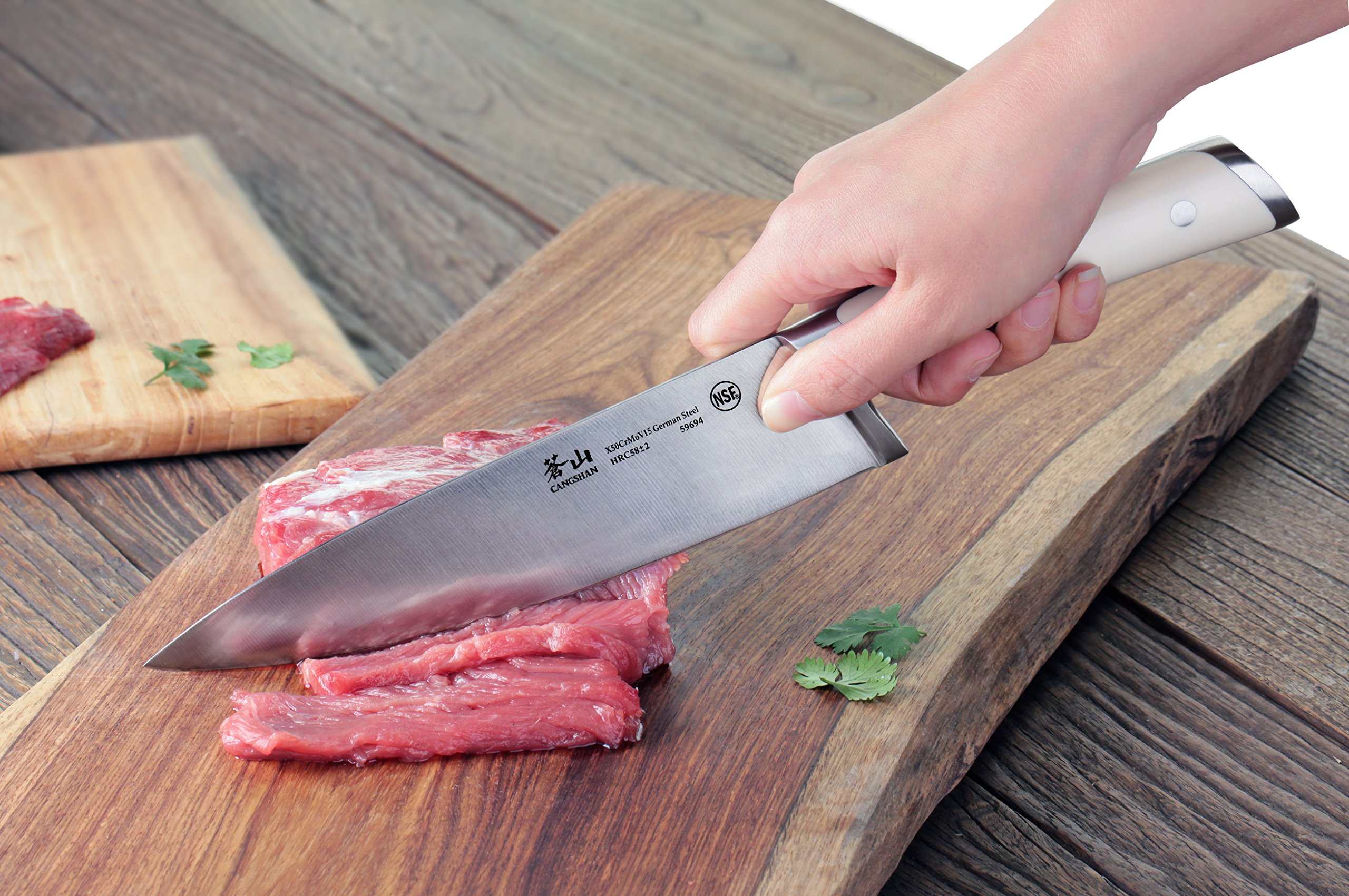 Amazon | Cangshan S1 シリーズ ナイフブロックセット 8-Inch German