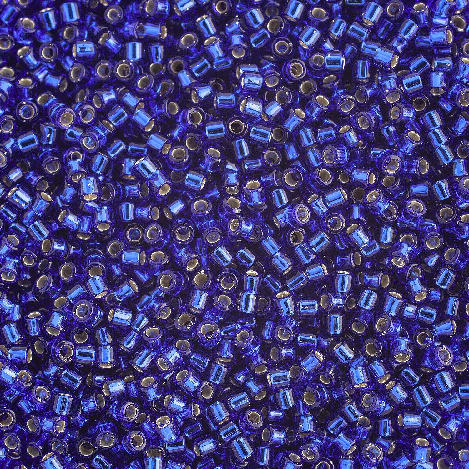 Miyuki Delica 10/0 RD 5.2gms Japanese Seed Beads - Sapphire Silver Lined