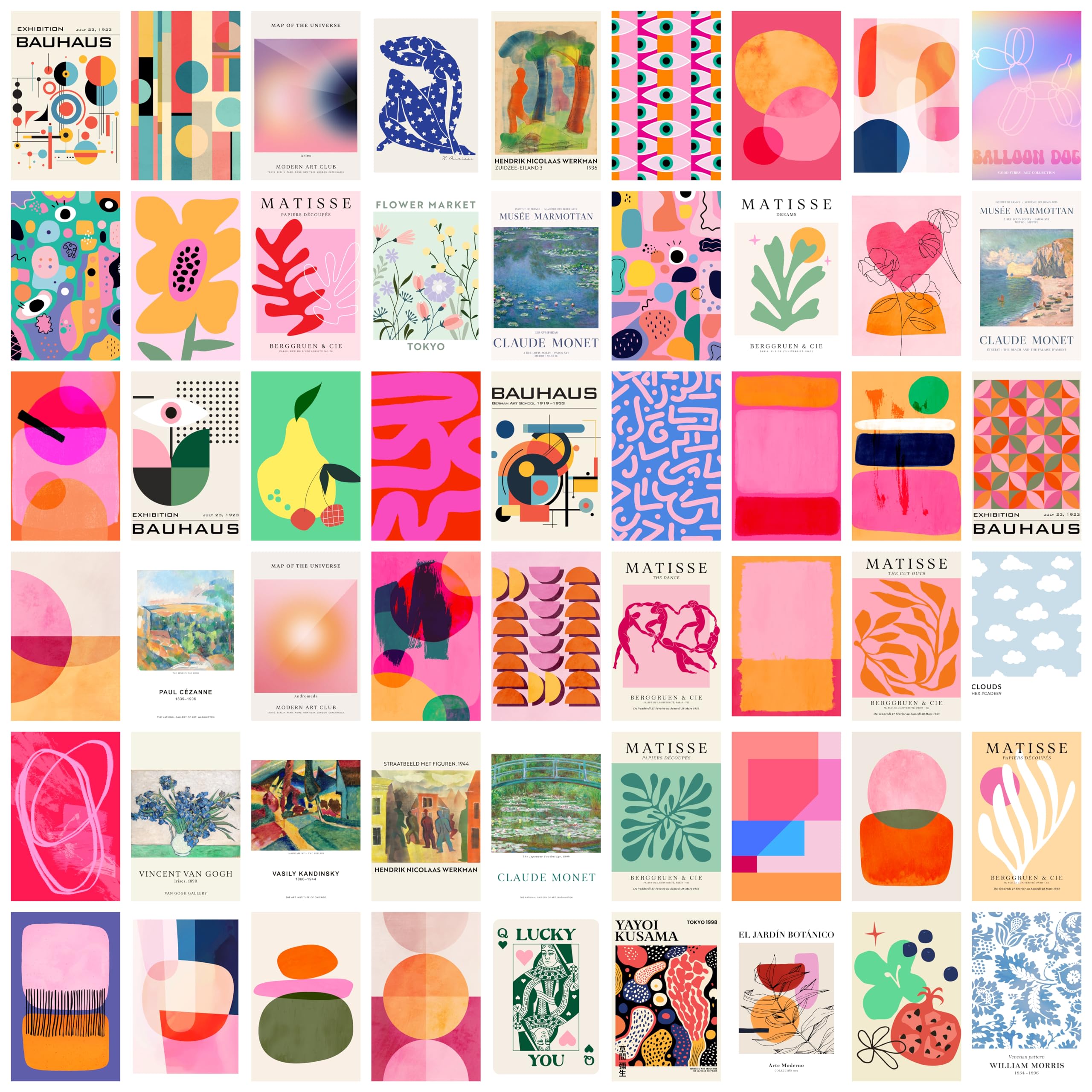 Aesthetic Wall Collage Kit - 54 Prints FREE SHIPPING -9