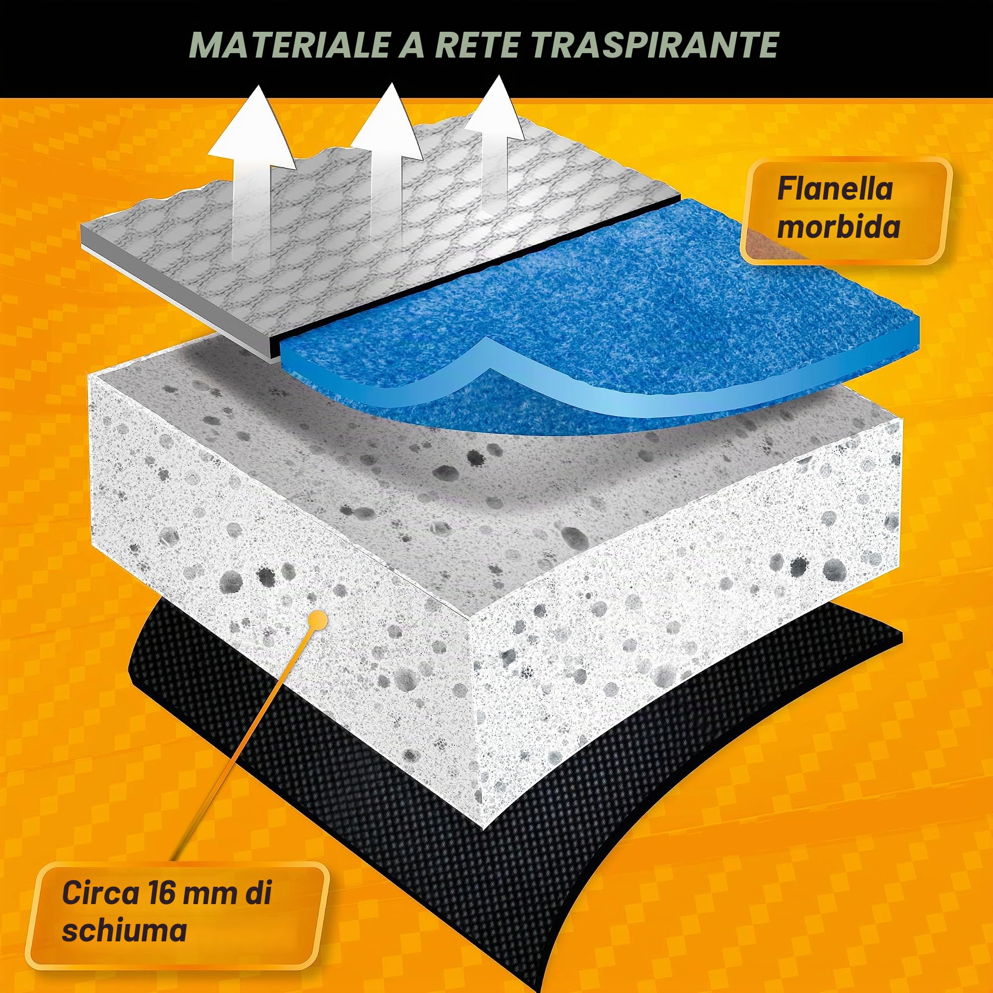 WALSER Coprisedili auto Hunt, coprisedile auto universale, proteggi sedili anteriori veicolo e camion blu/nero