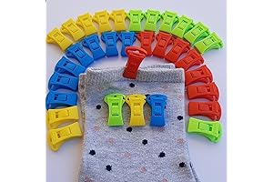 Alcrea® Sock Clips: Keep Socks Paired in Washer, Dryer