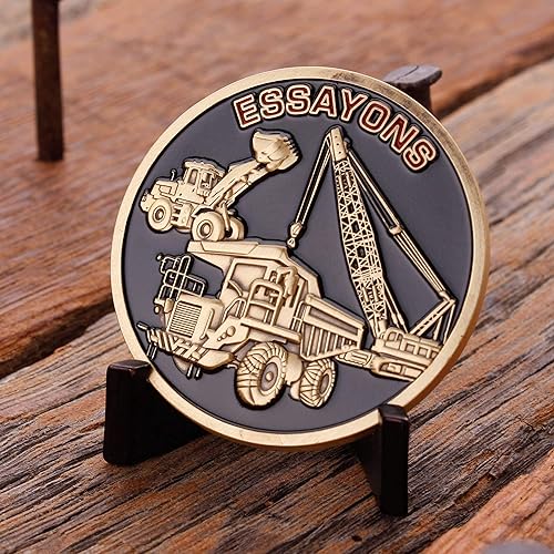 Miniatura 5 de Moneda de desafío del Cuerpo de Ingenieros del Ejército  Moneda de desafío de ensayos del ejército de los Estados Unidos  Increíble moneda militar