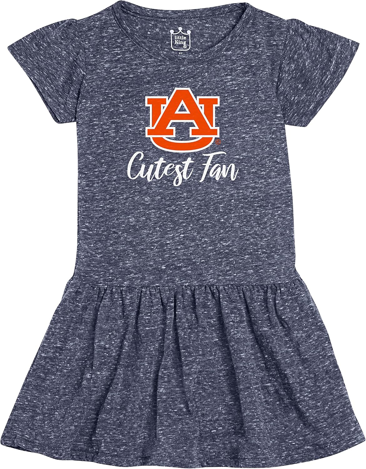 Little King NCAA Toddler Girls Knobby Dress-Cutest Fan-Sizes 2T 3T and 4T