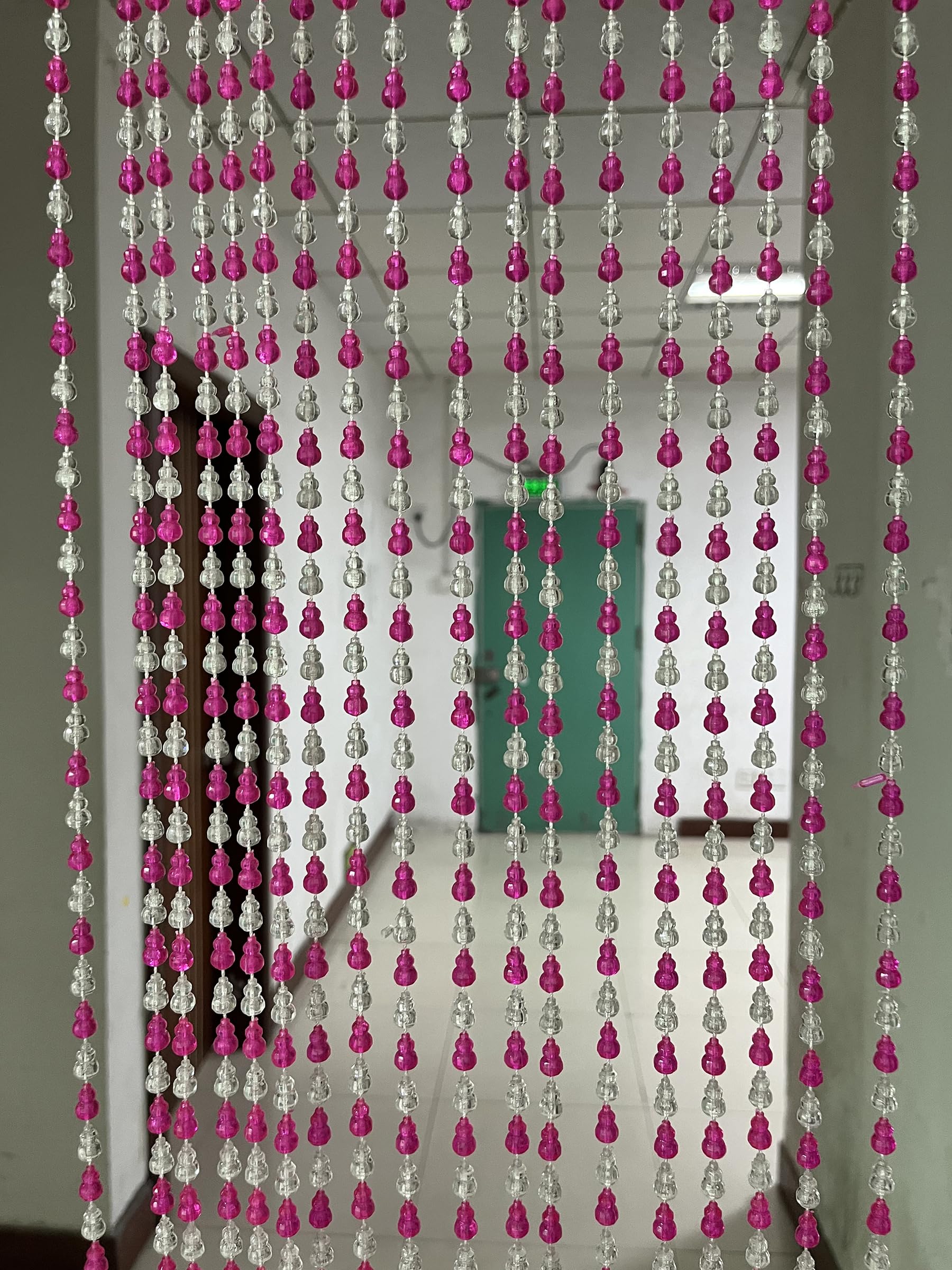 Rideau de porte pour mariage et décoration de café en perles acryliques