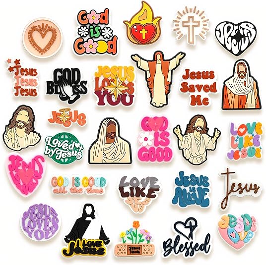 Christian Croc Charms