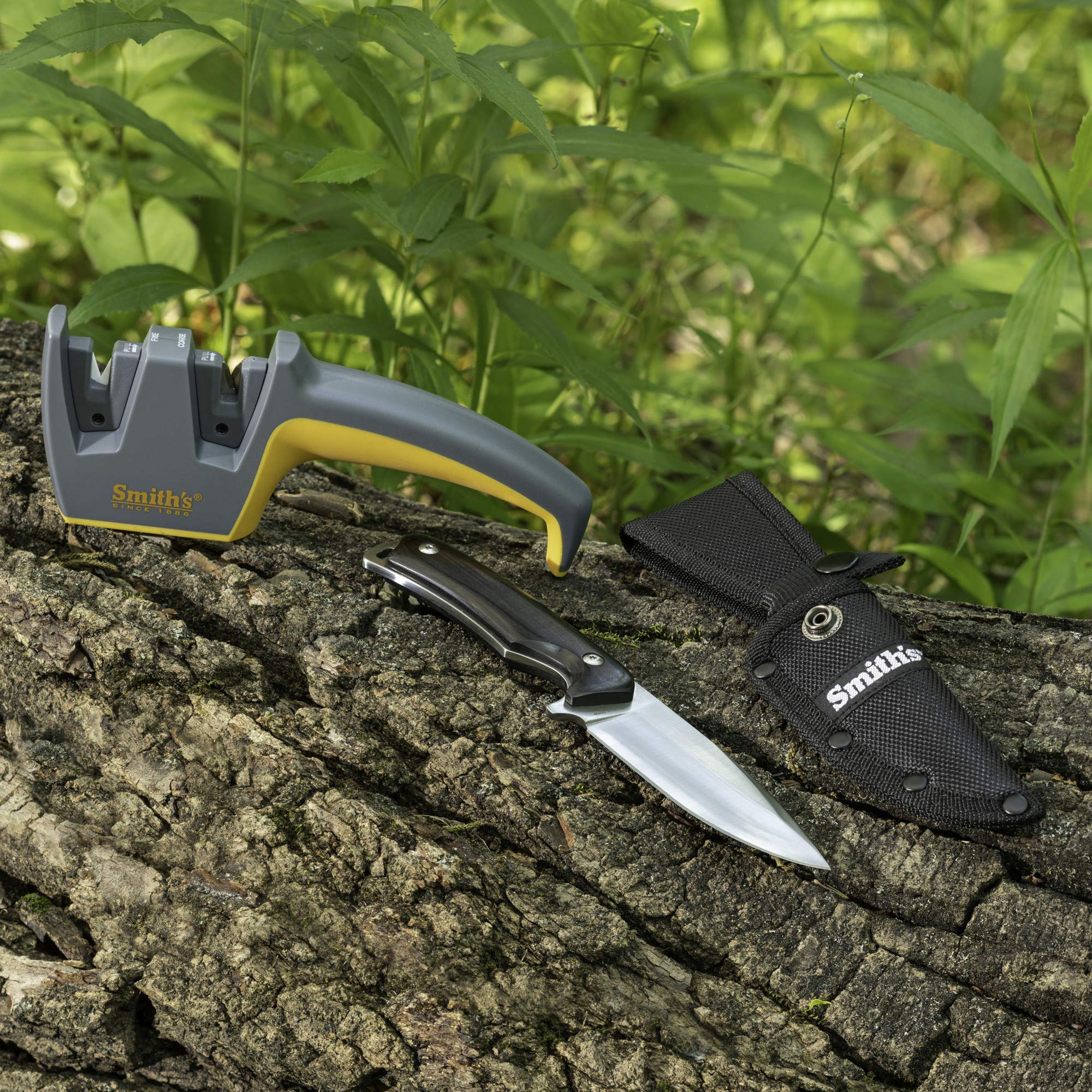 Smith's EDGESPORT 51238 Fixed Blade Sharpener Combo Gray