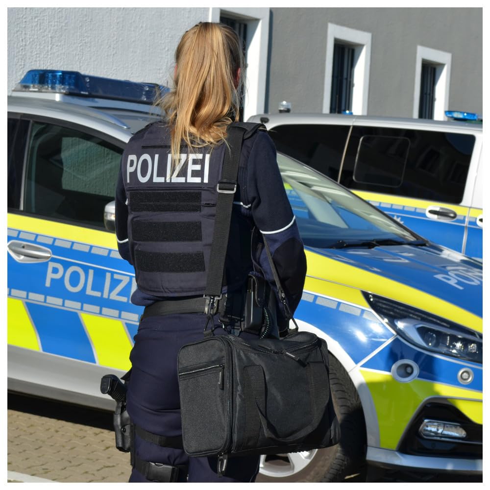 Dönges Polizei Ausrüstungstasche | Innenmaß 50 x 22 x 32 cm, 35 Liter Volumen | Großzügige & taktische Polizeitasche, Einsatztasche SEK, Zoll, Security, Molle Organizer, Range Bag