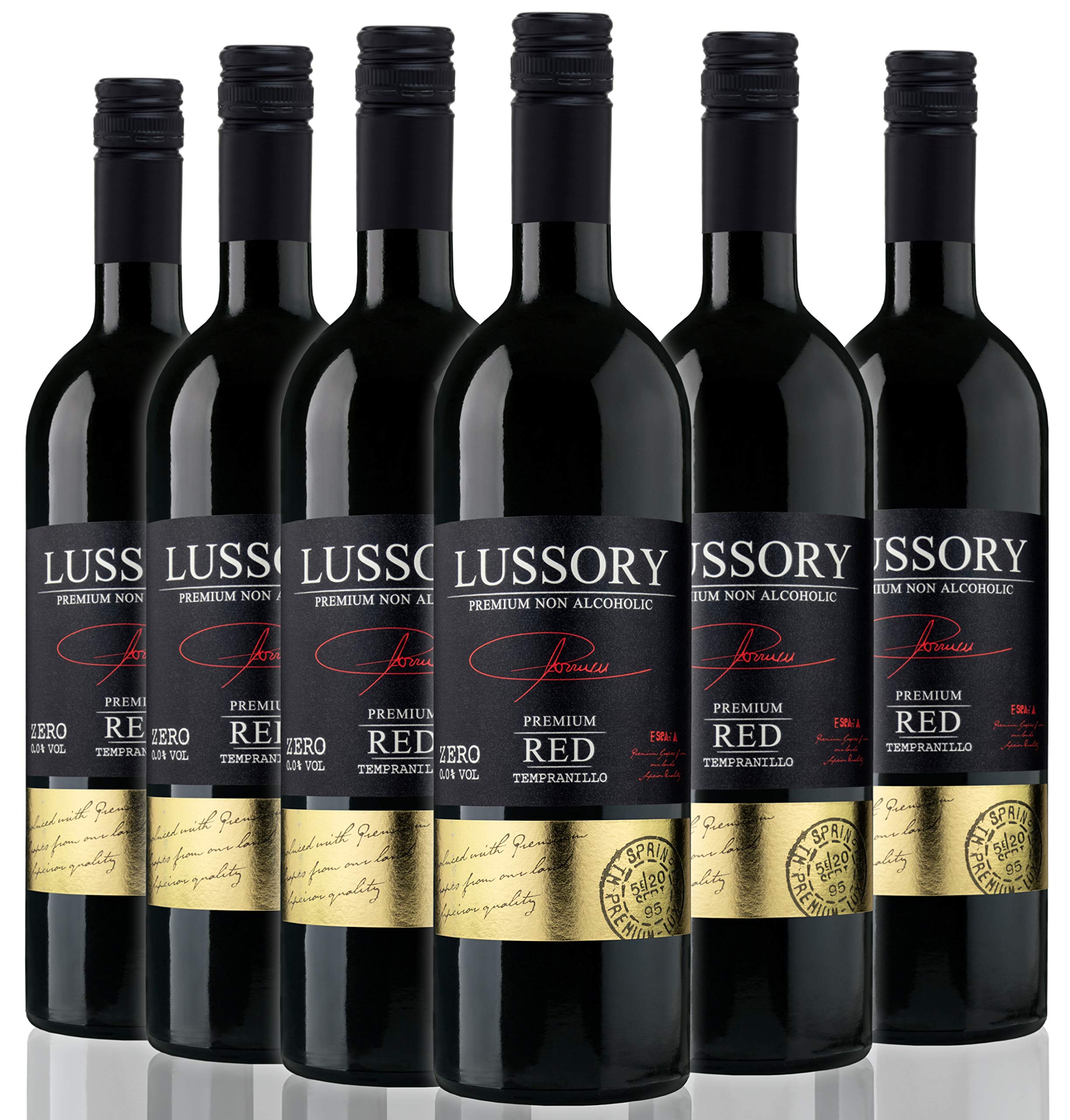 LUSSORY Wines Vino Rojo - Paquete de 6 x 750 ml - Total: 4500 ml