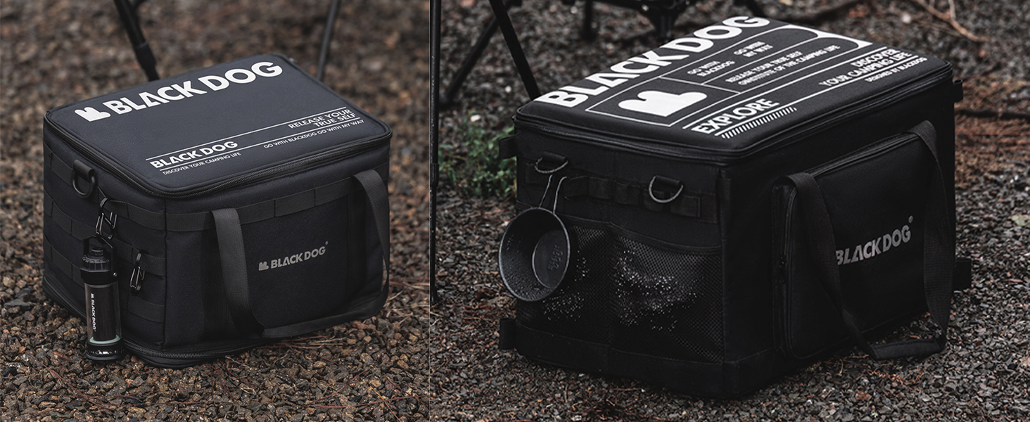 Amazon | Blackdog キャンプ 収納ボックス 15L/51L大容量 折り畳み