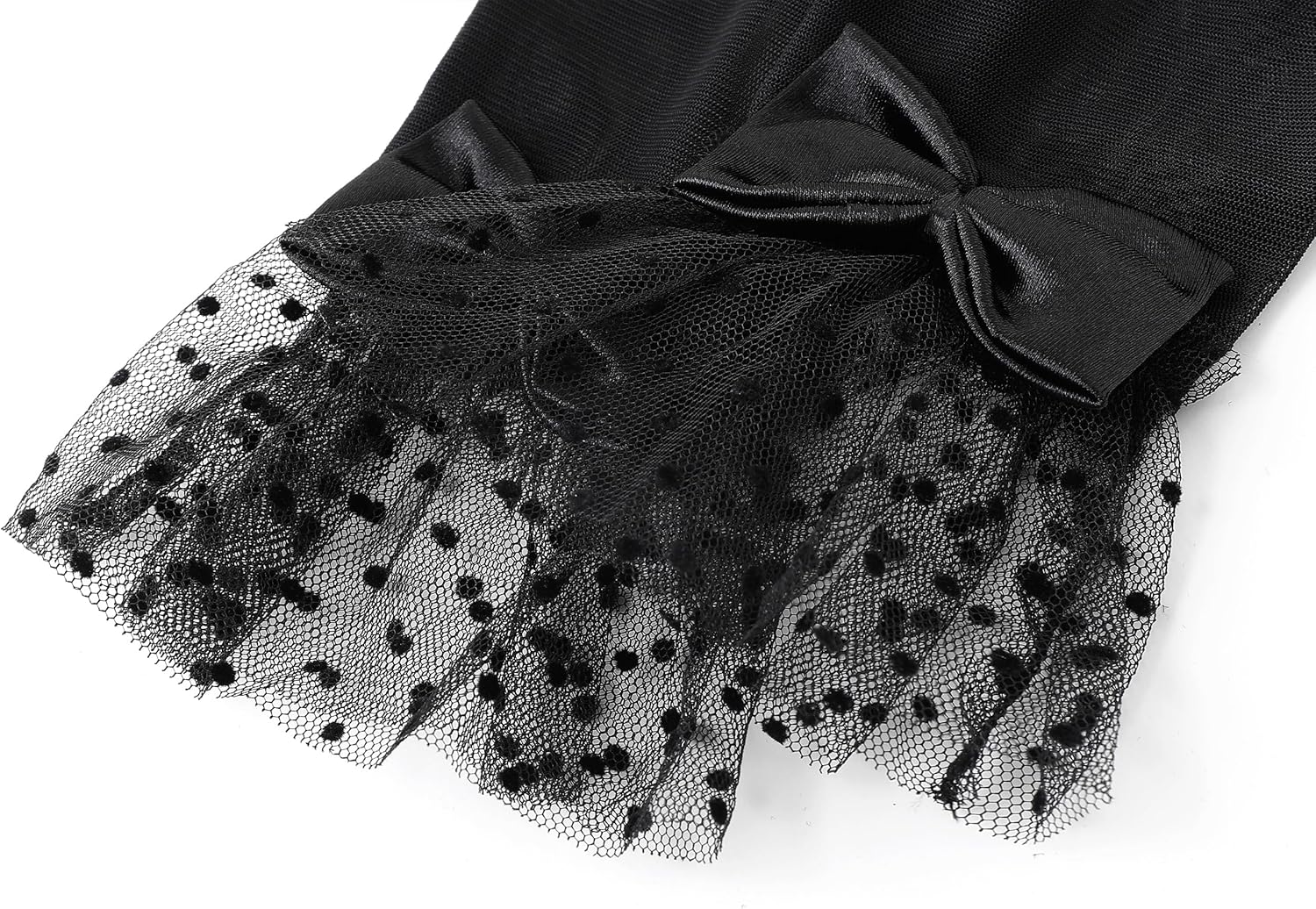 BABEYOND Lace Gloves for Women - Bow Short Prom Gloves Evening Elegant Accessories for Wedding Opera Party - Image 5