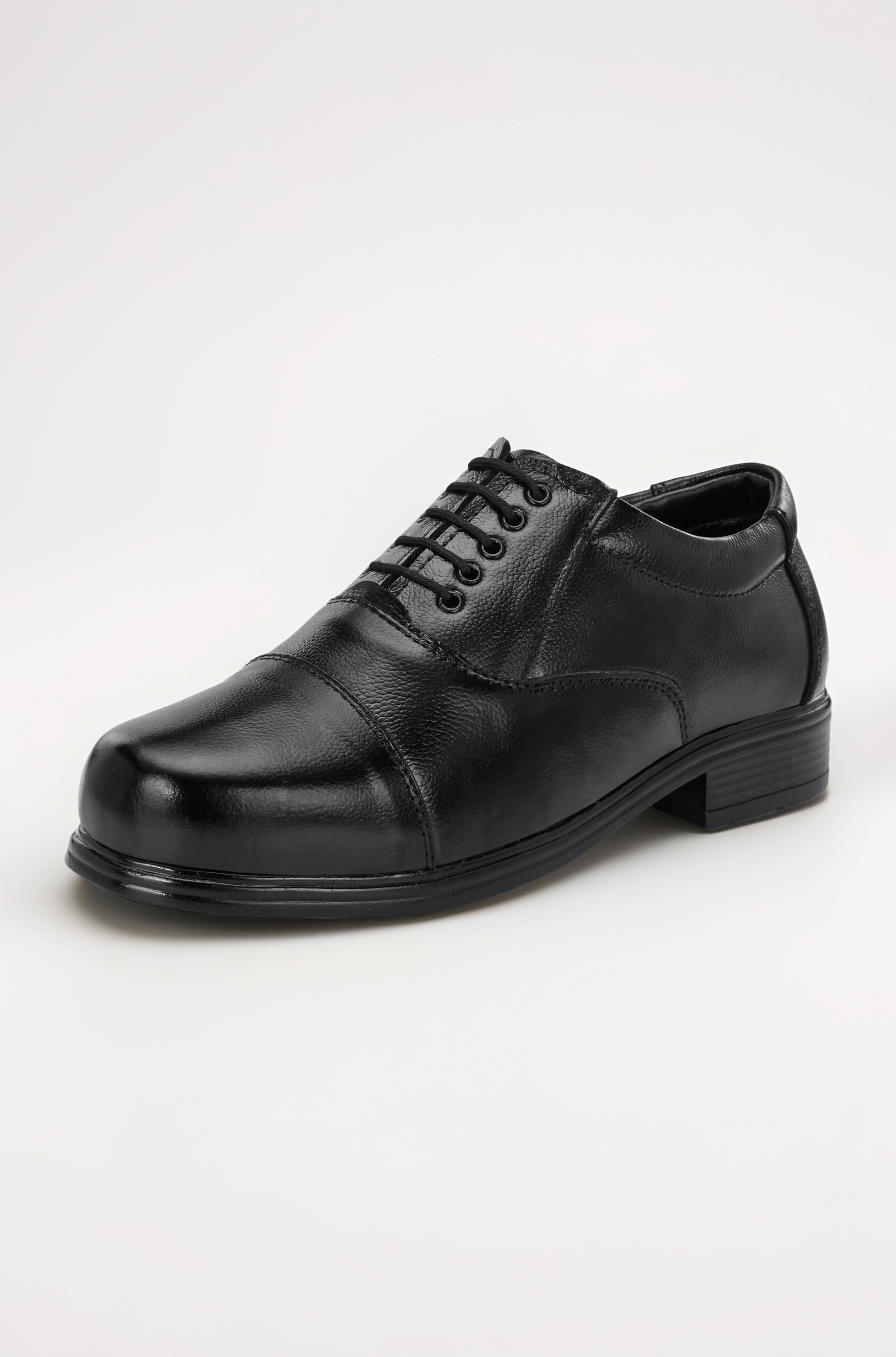 Men's Oxford Shoe || Uniform Dress Shoe || Black Formal Shoes || Office Shoes Hand Made || Police Shoes Leather Lace Up Oxford Shoe