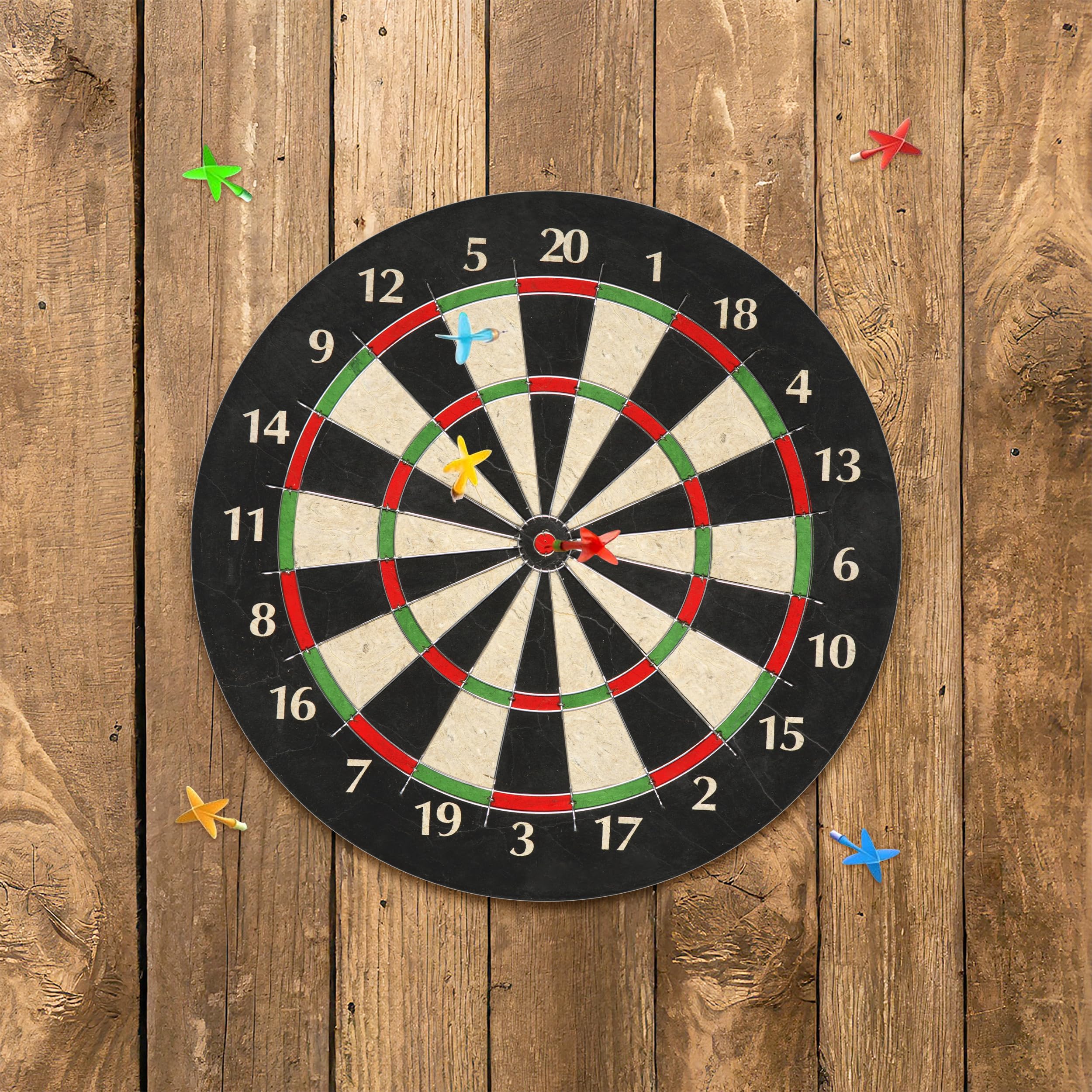 KEAGAN Wood Grain Dart Board Wall Protector Dartboard Surround Wall Protector Felt Dartboard Wall Protection Self-Adhesive Spliced Wall Surround Board Dart Board Backing Felt Wall Tiles Cork Board — image 1