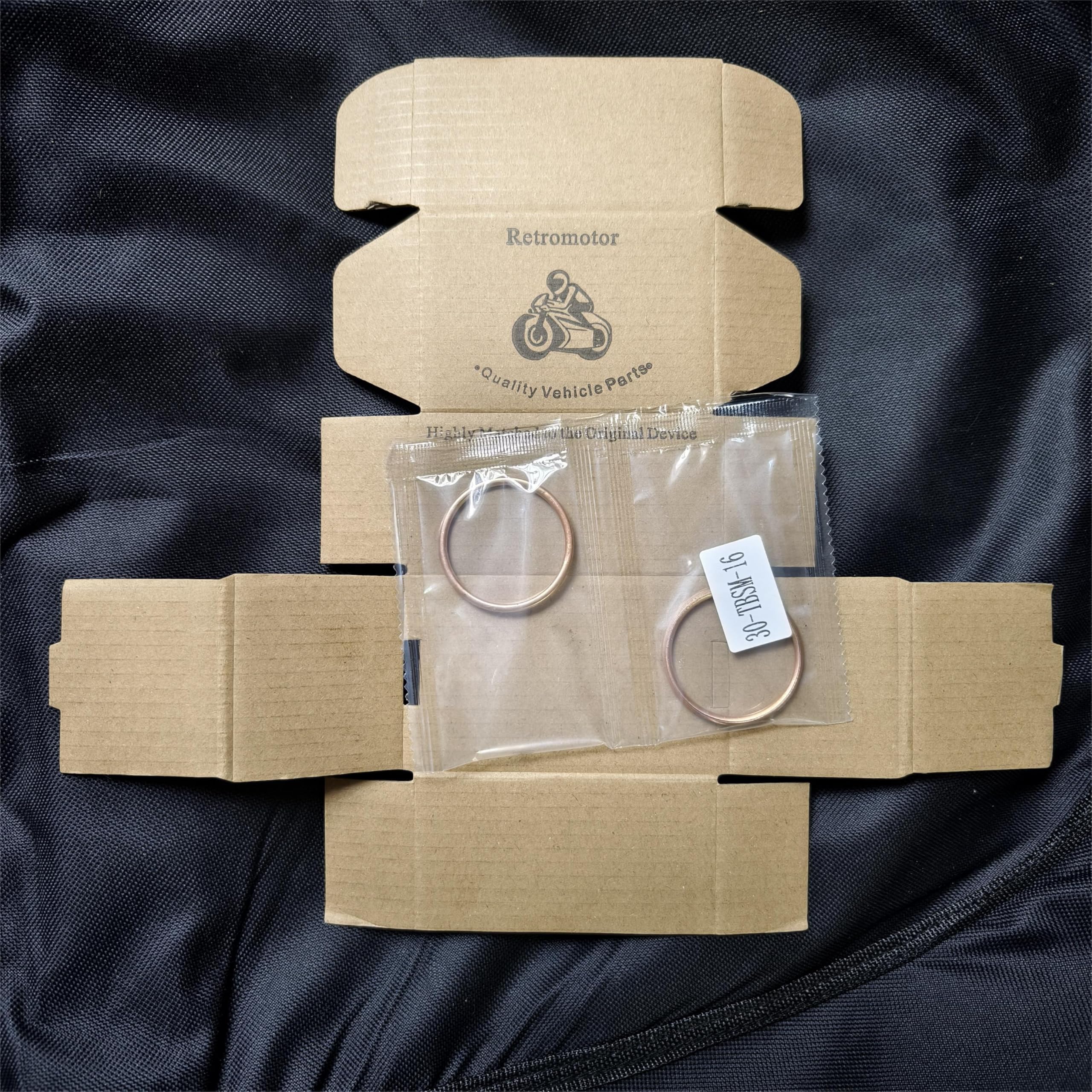 Amazon.co.jp: Retromotor エキゾーストマニホールドガスケットシール