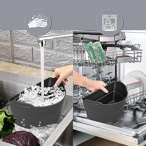 Miniatura 6 de TAYDOIBAN Separadores de olla de cocción lenta de silicona para olla de cocción lenta de 6 a 8 cuartos de galón, el divisor de olla de cocción lenta