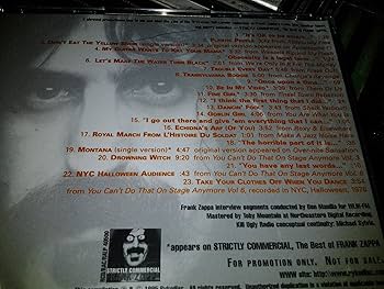 フランク・ザッパ Strictly Commercial オリジナルポスター フランク・ザッパ Strictly Commercial オリジナルポスター