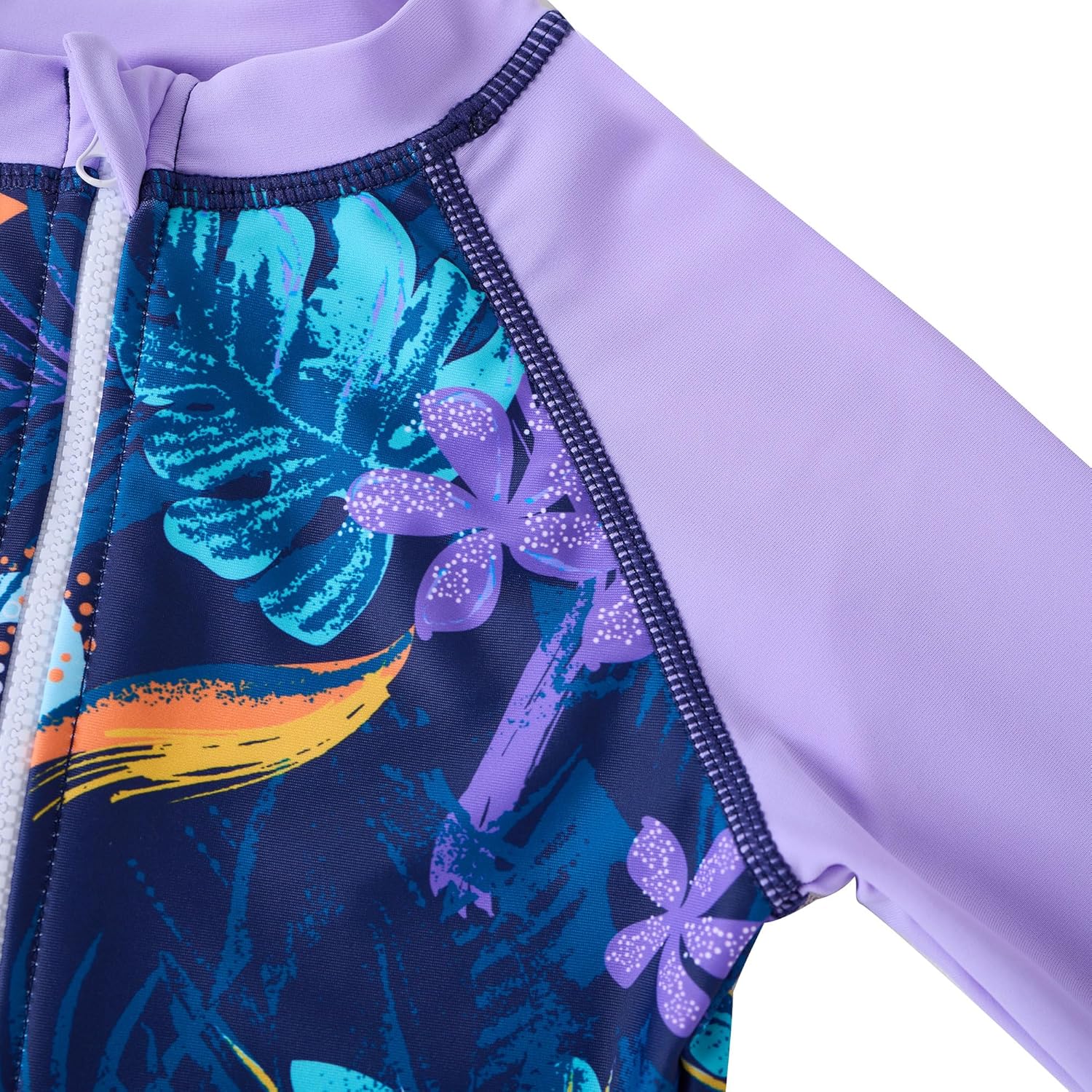 UMELOK Girls Long Sleeve Rash Guard One Piece Swimsuits with UV Protection Sunsuit - Image 6