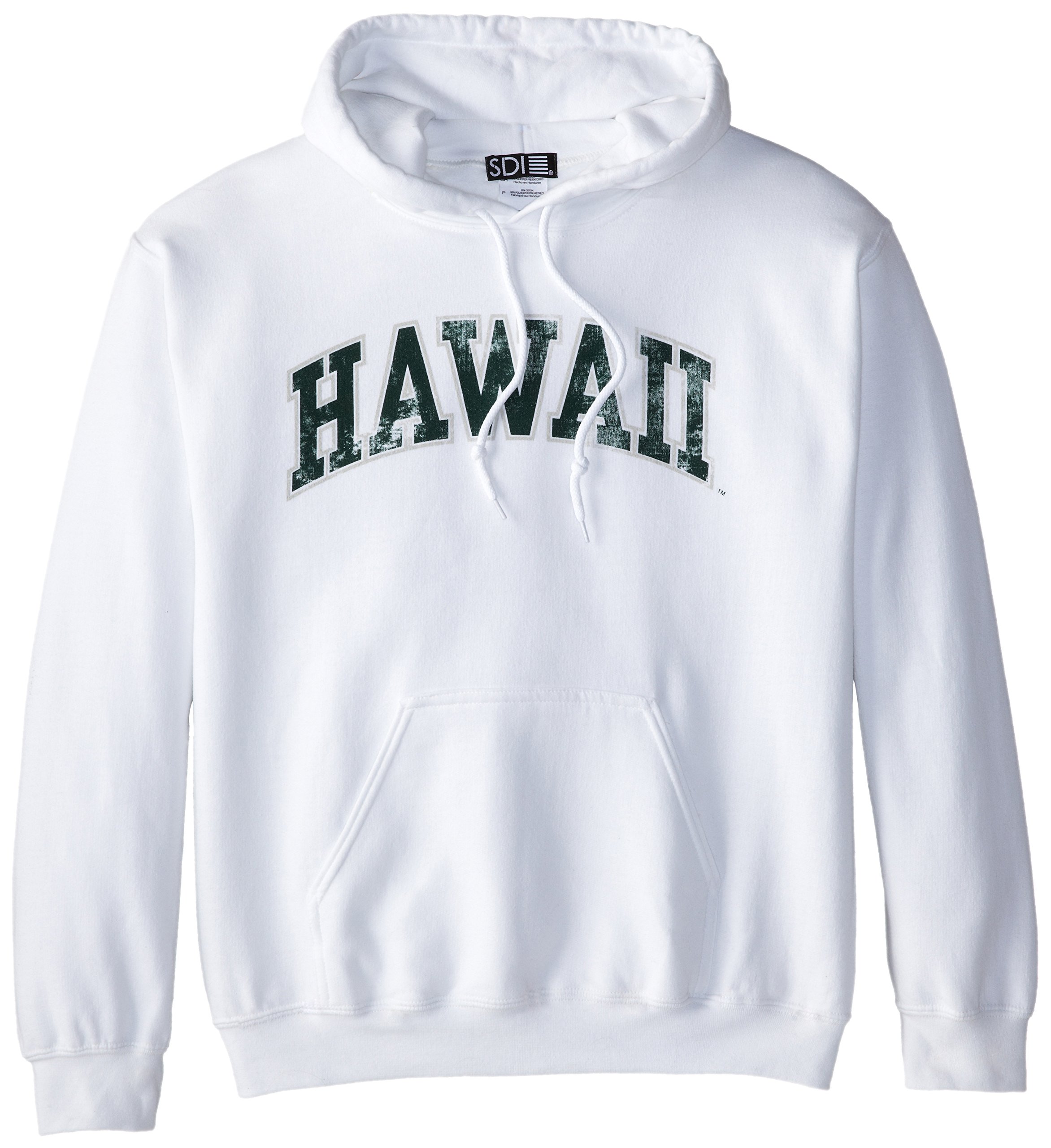 SDI Men's 8 Oz Hooded Sweatshirt - 50/50 Cotton Blend Pullover With Front Pocket