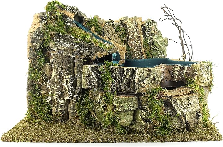 Ferrari & arrighetti cascata nel lago paesaggio del presepe 900N