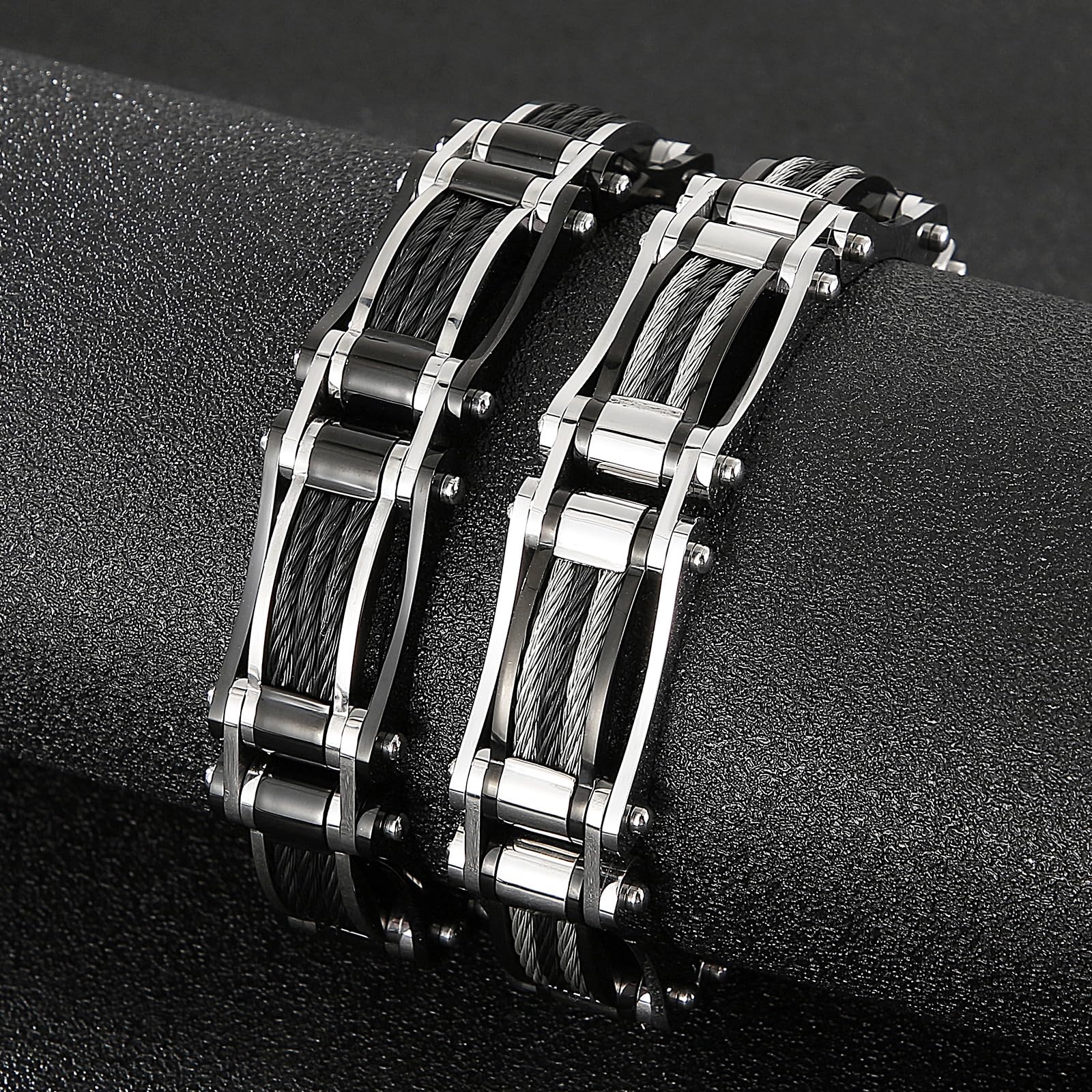 Armbänder Herren Armband Geschenk Armreif Retro Fahrradkette Armband Punk Armband Stilvoller Lässiger Armreif
