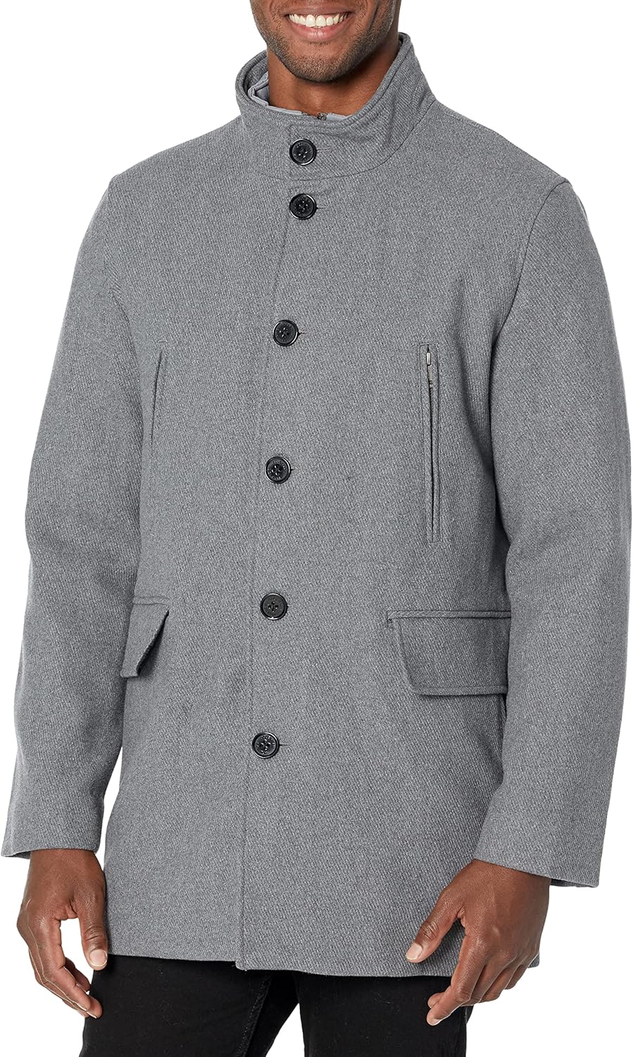 Cole Haan Men's Shirt Collar Wool Jacket