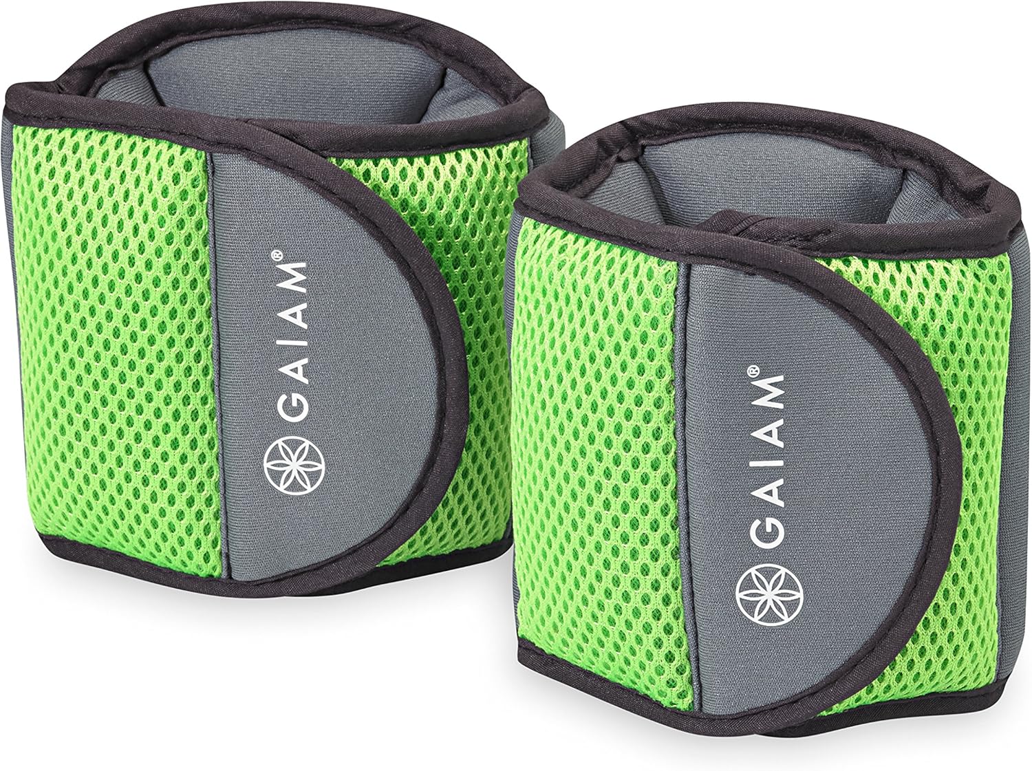 Gaiam Ankle Weights Strength Training Weight Sets For Women & Men With Adjustable Straps - Walking, Running, Pilates, Yoga, Dance, Aerobics, Cardio Exercises (5Lb Set - Two 2.5Lb Weights): Sports & Outdoors