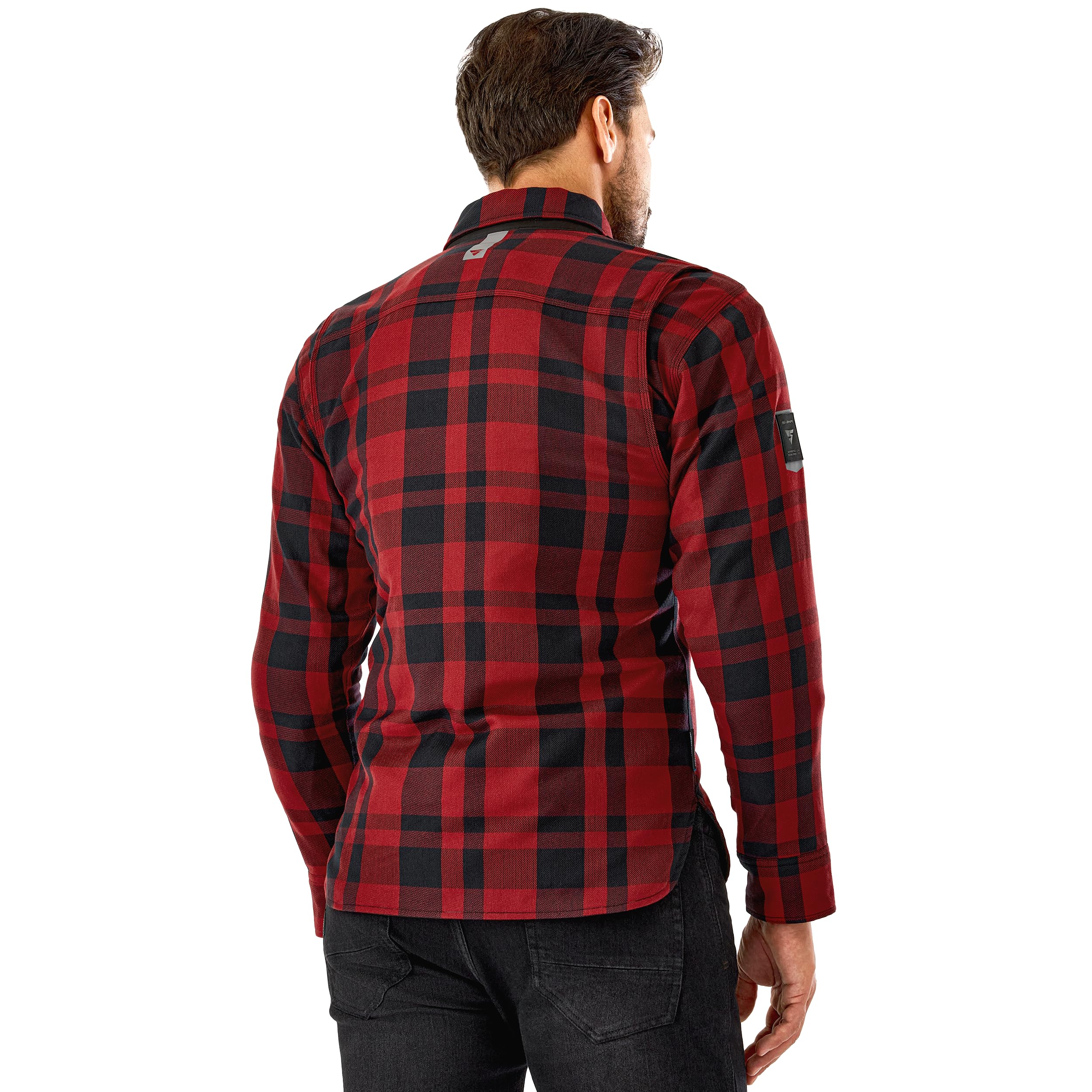 SHIMA RENEGADE 2 Camisa Moto Chaqueta Hombre Algodóncon FiberQL Aramida Protector