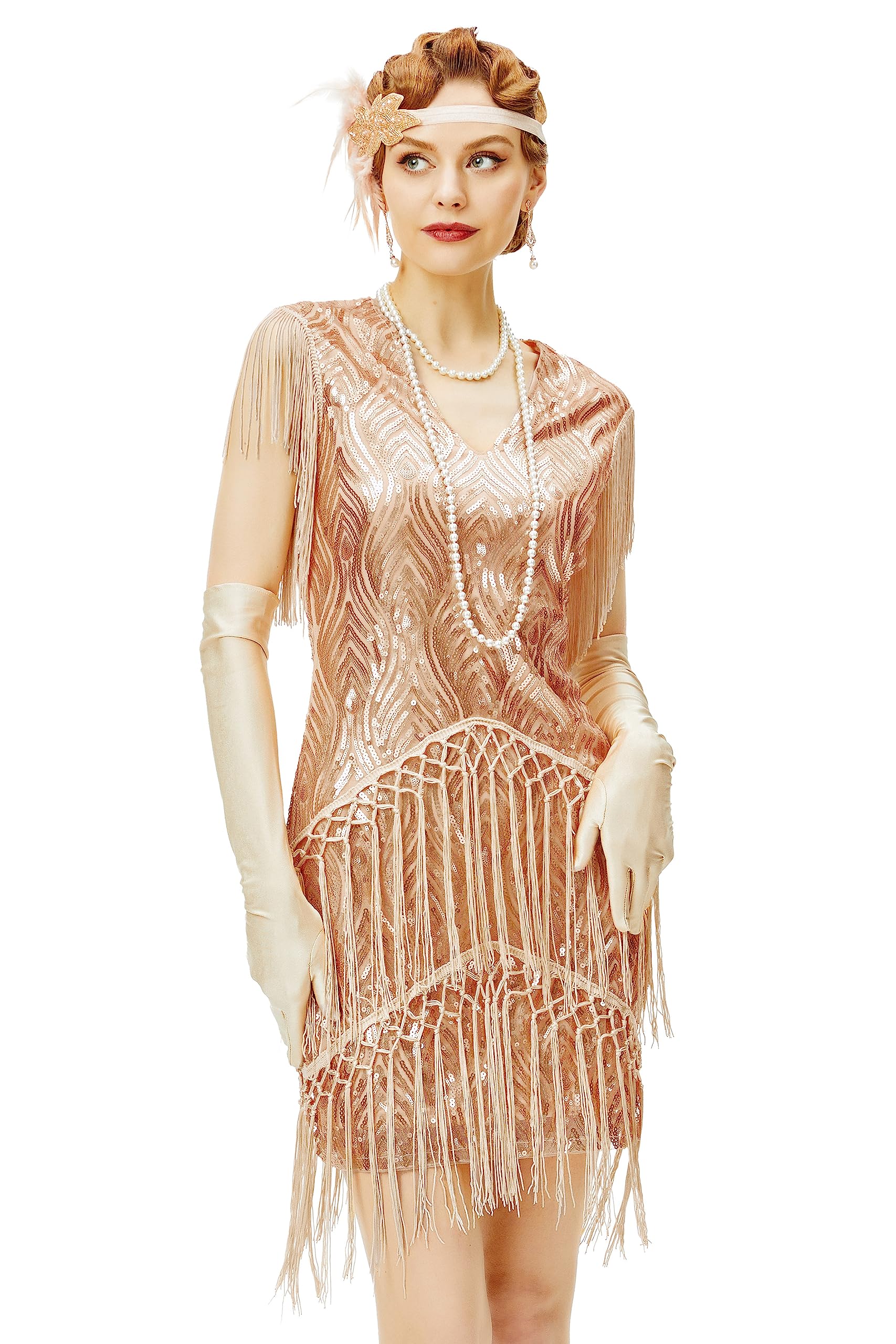 BABEYOND womens Flapper