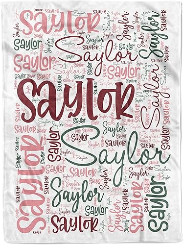 Miniatura 10 de Mantas de bebé personalizadas con nombre para niñas, regalos personalizados para bebé, manta personalizada para recién nacidos con nombre, forro