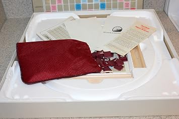 Deluxe SCRABBLE with Rotating Board, Protective Covering