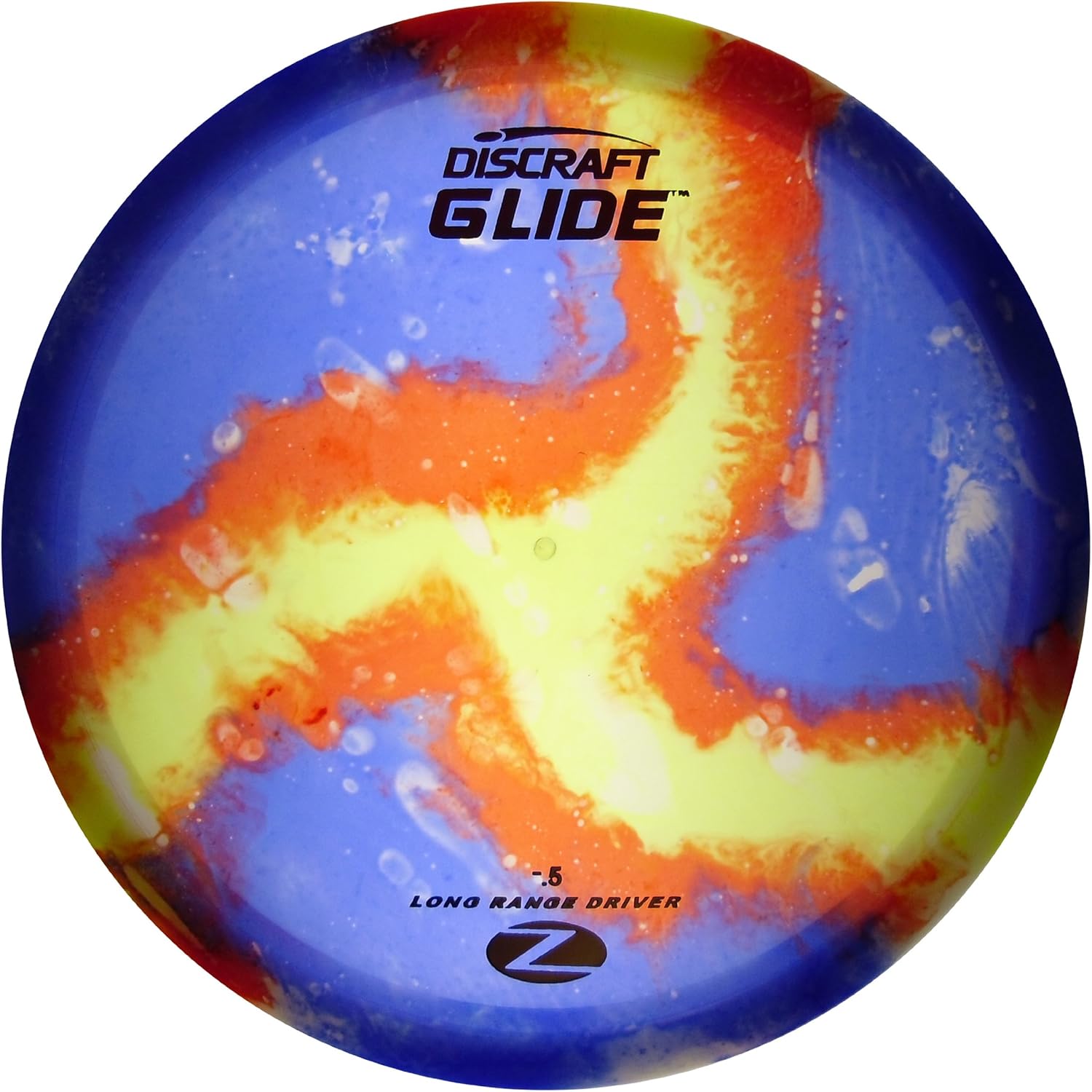 Discraft Glide Elite Z Fly Dye Golf Disc, 164166 Grams