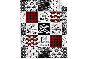 Adventure Awaits: Ultra Cozy Mountain Adventure Flannel Blanket!