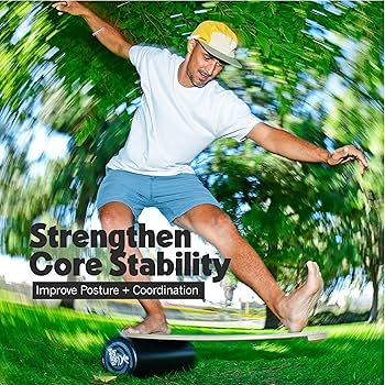 Amazon | INDO BOARD ローラー付きロッカーバランスボード - 天然木