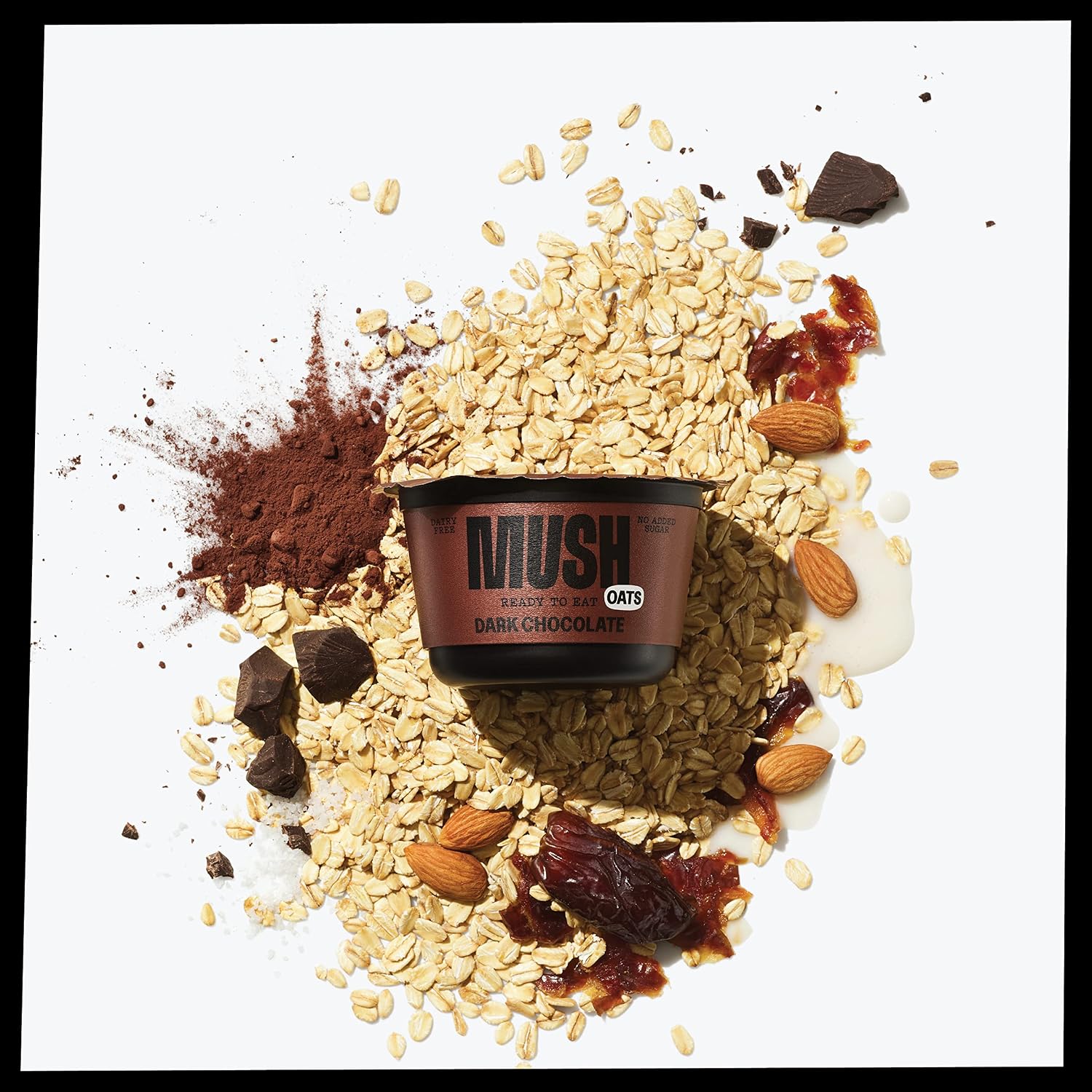 Mush, Overnight Oats Dark Chocolate, 5 Ounce