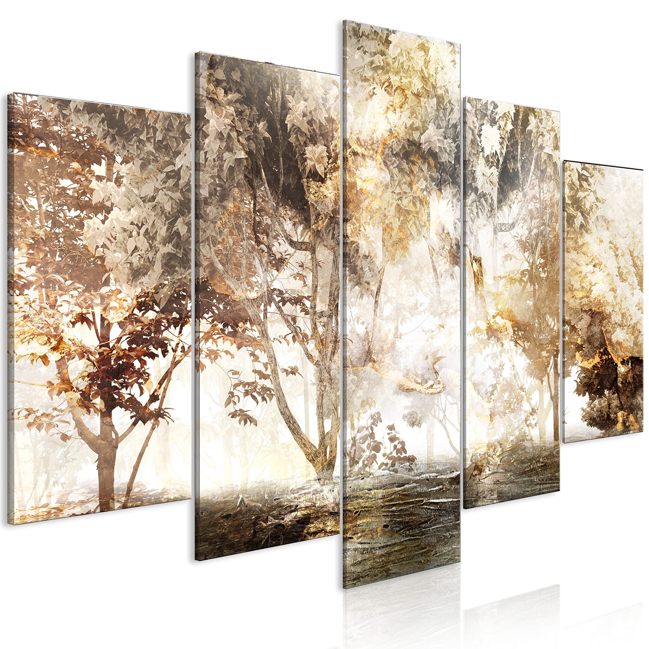 murando Cuadro Acústico Bosque 225x112 cm espuma acústica absorbe el sonido
