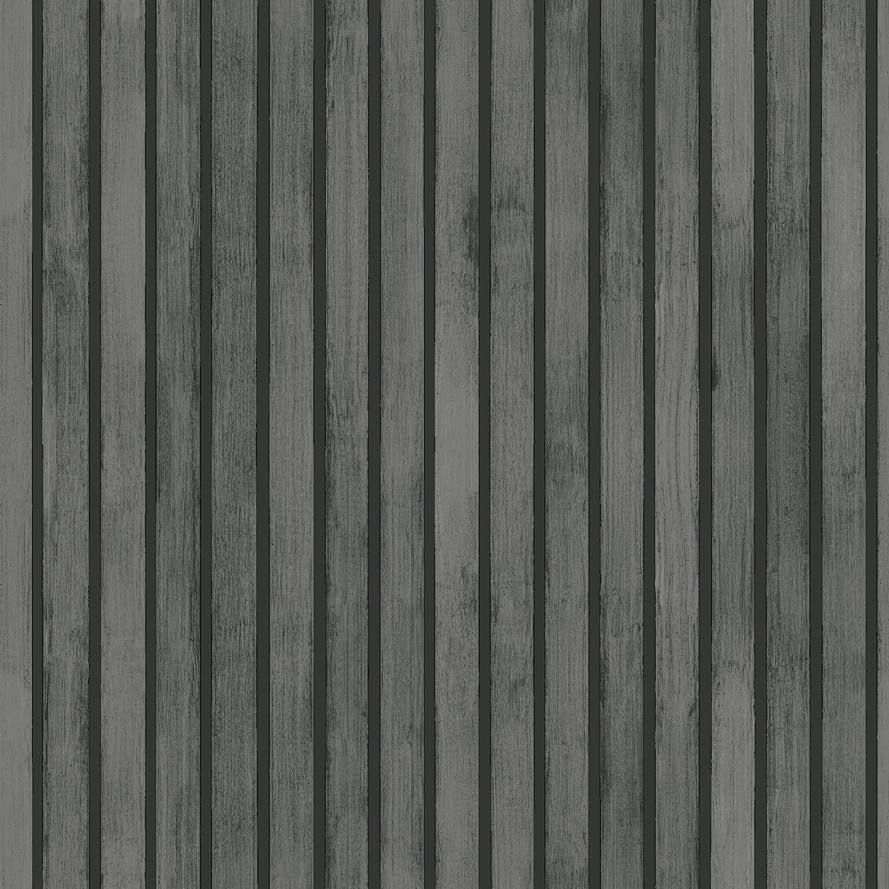 Arthouse Wood Slats Charcoal Grey Wallpaper Modern Contemporary Feature Wall 5050192923811