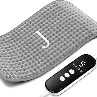 Heating Pad, Electric Heating Pads for Back & Period Cramps, Heated Blanket for Neck/Shoulder Muscle Pain Relief, 9 Heating & 4 Timer Setting Auto Shut Off, Birthday Christmas Gifts for Women Mom Her