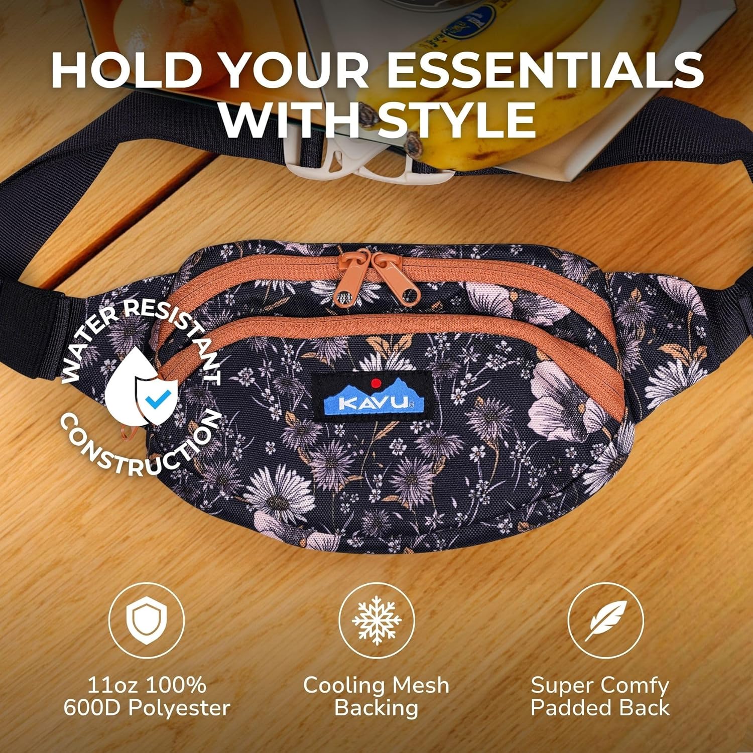 KAVU Spectator Belt Bag Polyester Hip Fanny Pack