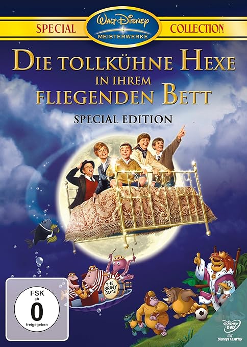 Die Tollkühne Hexe In Ihrem Fliegenden Bett Vhs