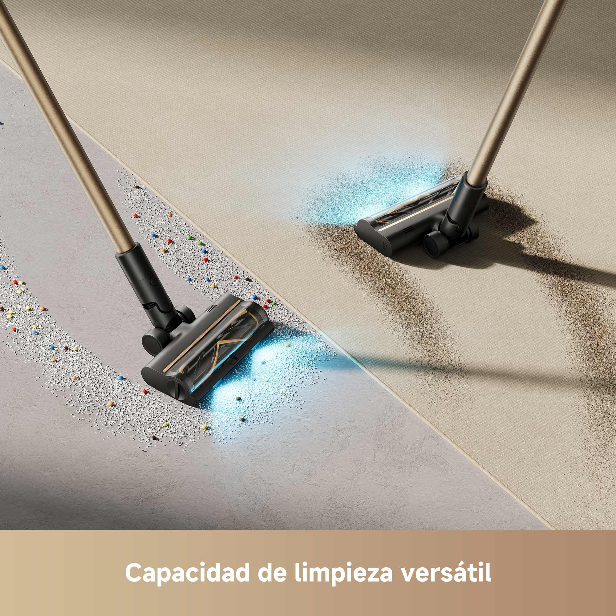 Mova Aspiradora sin Cable S5 Sense, autonomía máxima de 97 min, Aspirador, Cepillo multisuperficie, Anti-enredos, silenciosa, autoportante, alfombras, Suelos Duros y Pelo de Mascotas