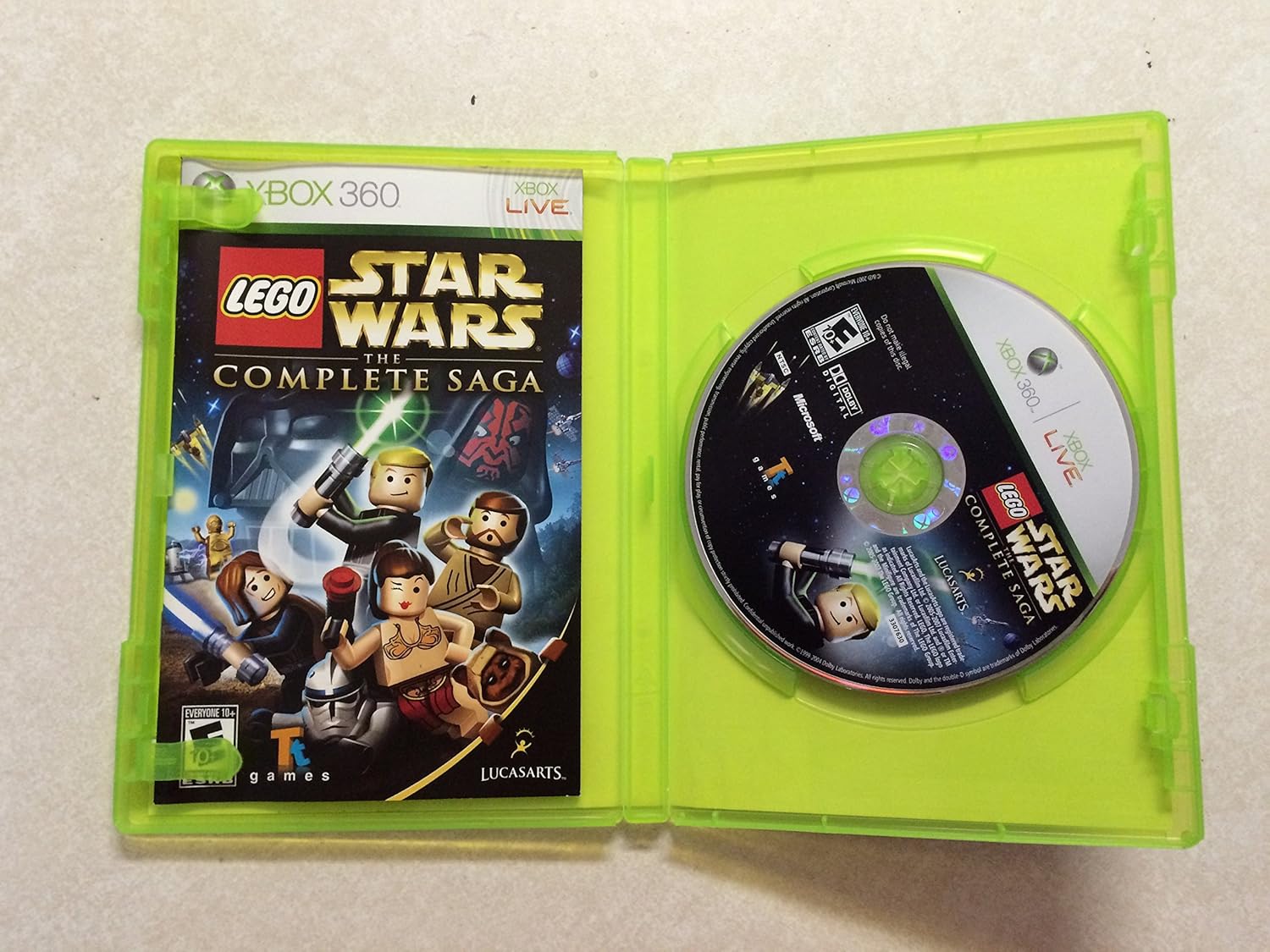 Star Wars The Complete Saga Xbox 360 Lego: Star Wars - The Complete Saga - Xbox 360: microsoft_xbox_360
