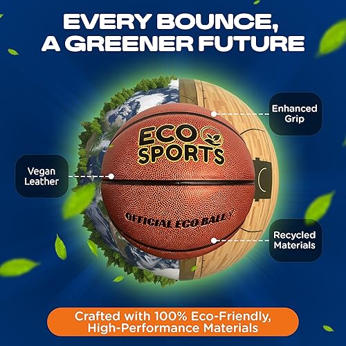 Miniatura 2 de Eco Sports Balones de baloncesto para interiores - Mejor para el planeta