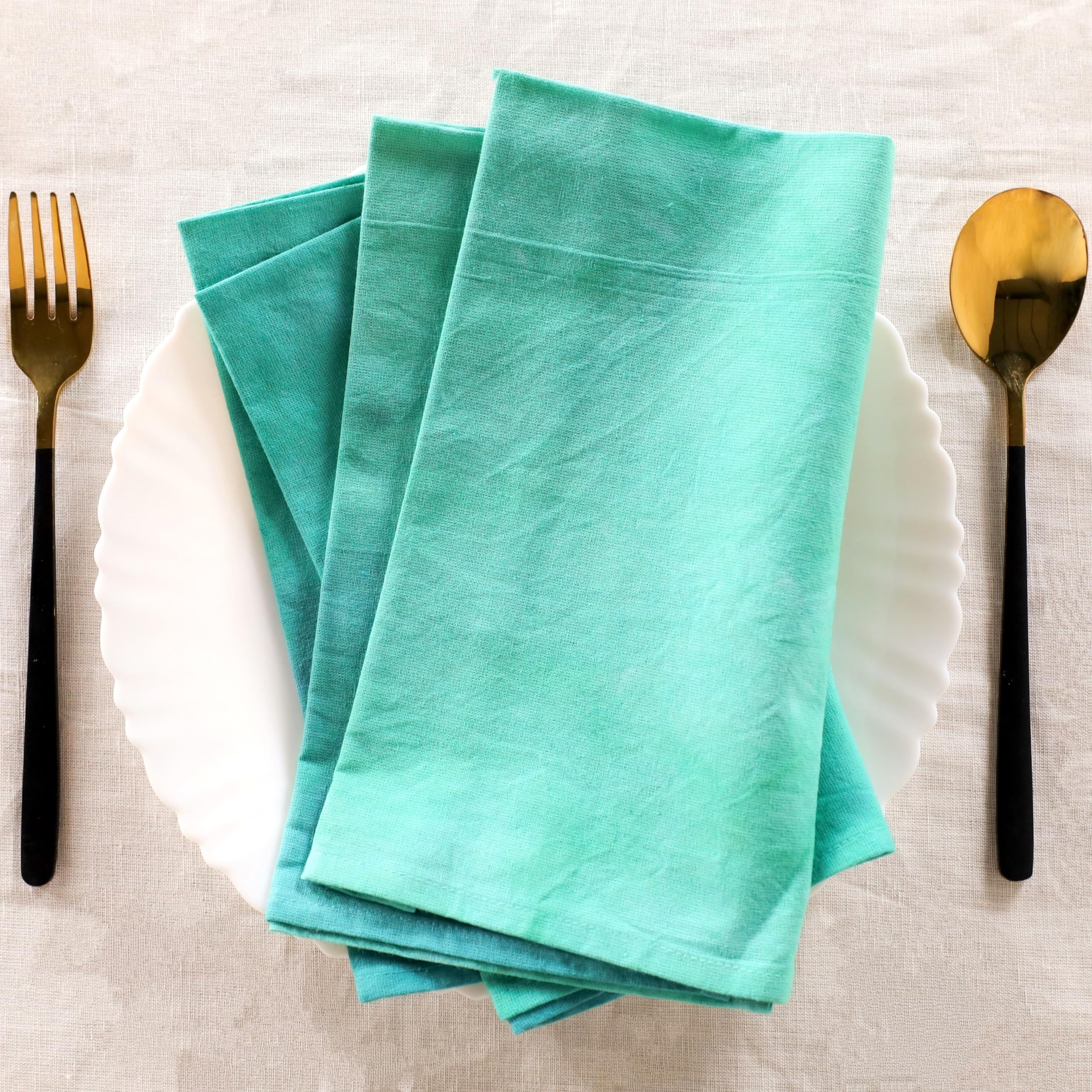 Servilletas de tela de algodón ideales para cenas de Acción de Gracias y mesas de diario