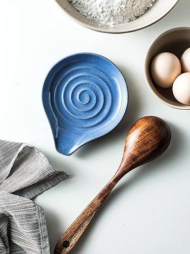 Miniatura 5 de Soporte para cucharas, bandeja de goteo para estufa, soporte de cuchara grande para cocina, moderno soporte para utensilios de decoración de cocina