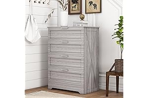 Farmhouse Wood Chest of Drawers for Bedroom: A Spacious Storage Solution