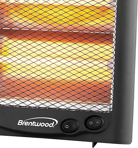 Miniatura 2 de Brentwood Appliances Calentador portátil de 600 W, tamaño único, negro